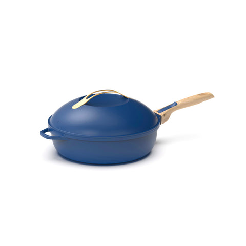 Poêle 8 en 1 La Fabuleuse 28 cm Saphir sans PFAS - Cookut
