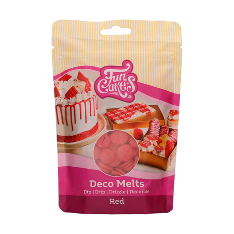 Deco melts Rouge 250 g - FunCakes