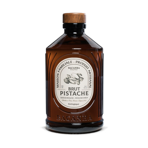 Sirop Pistache bio 400 ml Brut - Bacanha