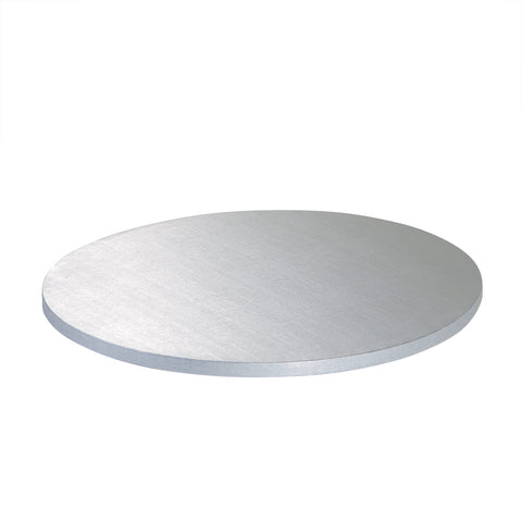 Cake drum : base gâteau ronde argentée 35cm- Patisdecor
