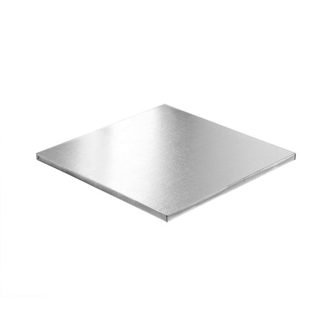 Cake drum : base épaisse pour gâteau carrée argentée 30 cm