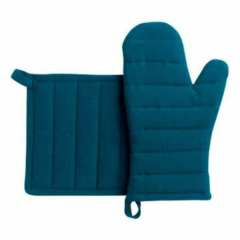 Lot gant et manique Jona bleu - Winkler