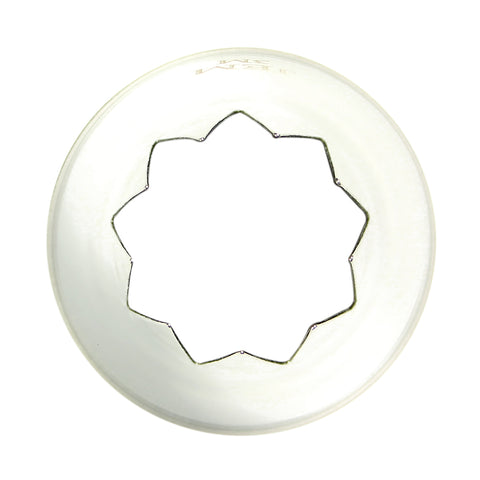 Douille en inox : cannelée étoile 18 mm  3M - PME
