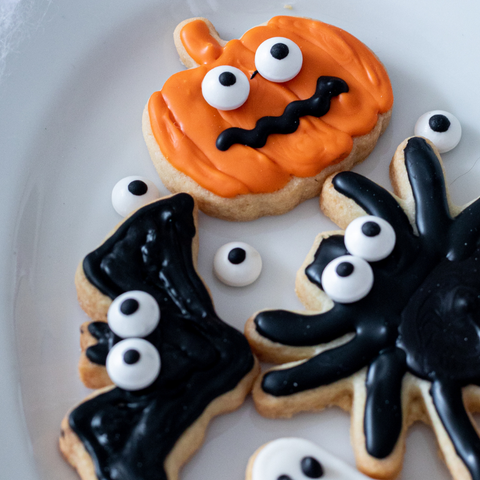 Set de 4 emporte-pièces en inox Halloween : citrouille, araignée