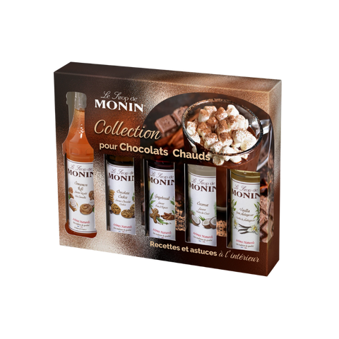 Coffret sirops Chocolat Chaud, 5x50ml - Monin