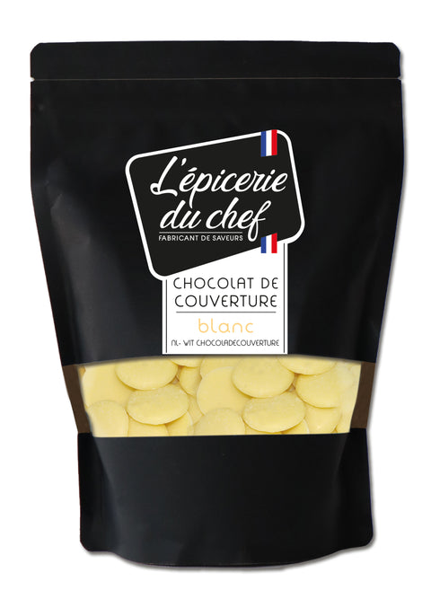 Chocolat à pâtisser blanc 31% 1 kg - L´épicerie du chef