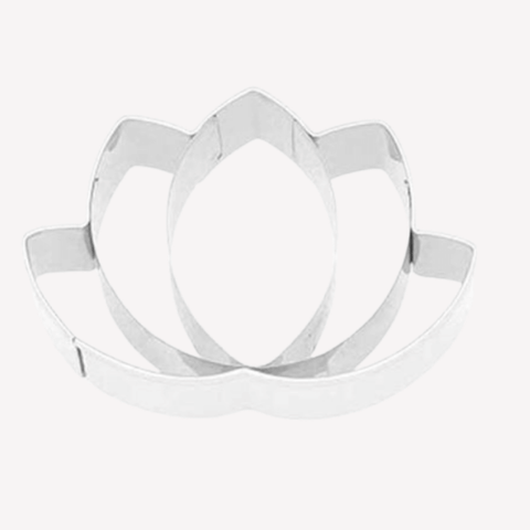 Emporte-pièce en inox fleur de lotus 6 cm - Birkmann