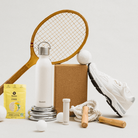 Bouteille isotherme inox 600 ml Active Sable - Qwetch