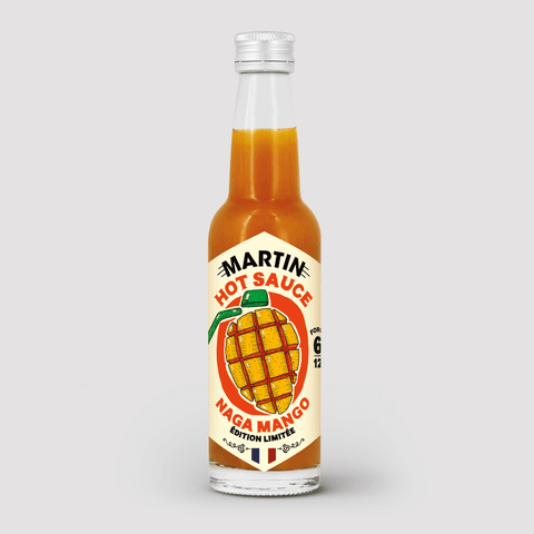 Sauce piment Naga Mango 6/12 100 ml - Maison Martin