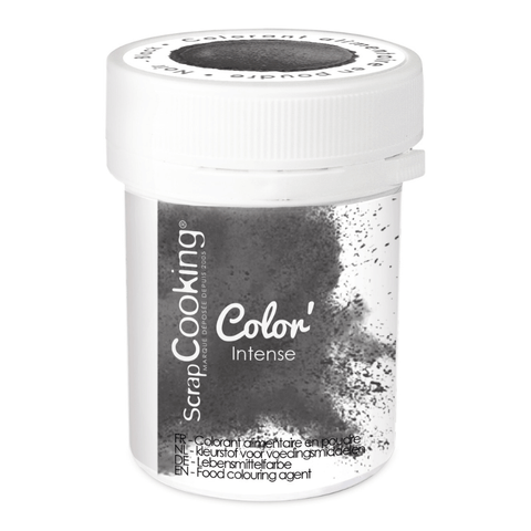 Colorant poudre hydrosoluble Noir 5g - Scrapcooking