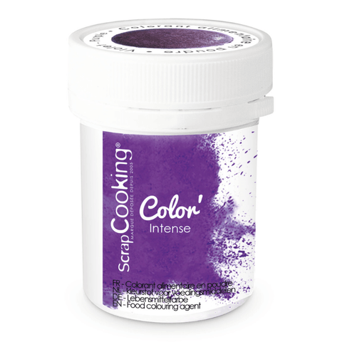 Colorant poudre hydrosoluble Violet 5g - Scrapcooking