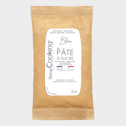 Pâte à sucre blanche 1 kg - Scrapcooking