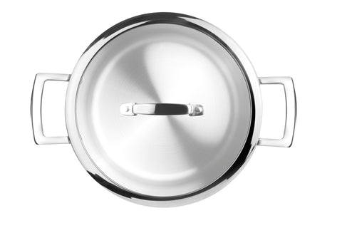Faitout inox Triply natural 20 cm - Ibili