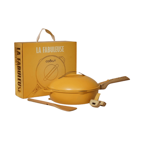 Poêle 8 en 1 La Fabuleuse 28 cm Mangue sans PFAS - Cookut